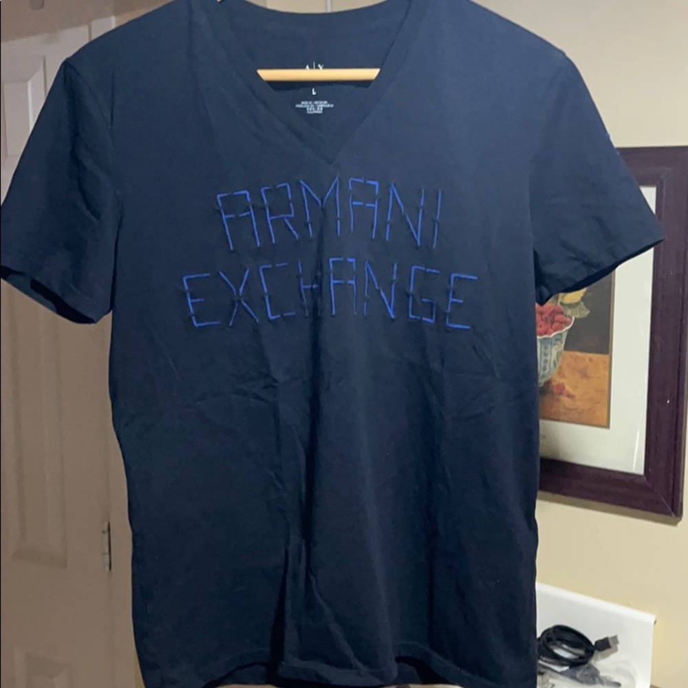 Armani Exchange V-neck T shirt